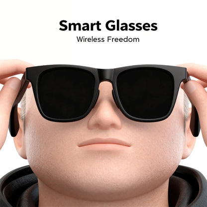 2026 HOT Smart Glasses Touch Controls Wireless BT Calls Hands-Free Calling Music Motion Stereo Surround Sound Speaker Glasses