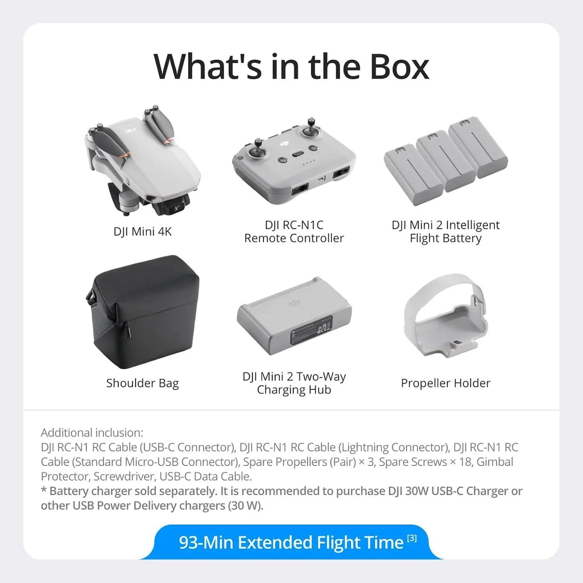 DJI Mini 4K Drones with a Camera | Drone 4K Professional Imaging Ultra-Light 4K 30FPS 3-Axis Gimbal 31Mins Flight 10KM Transmission 3 Batteries