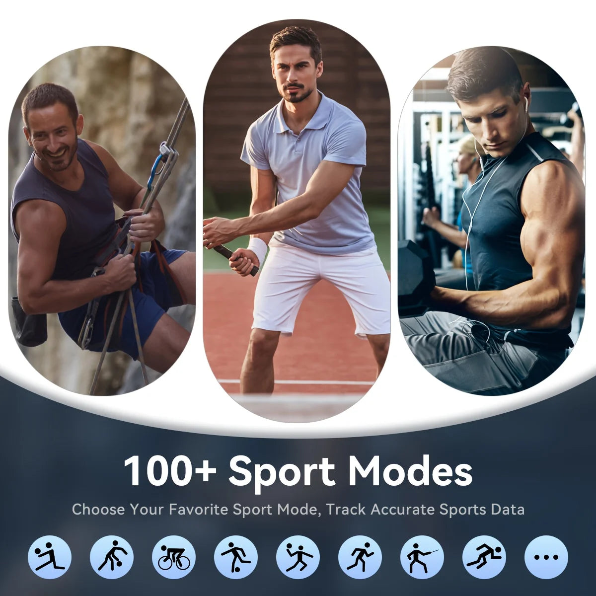 2026 Fashion Sports Smartwatch | USB Charging, TFT Screen, Rechargeable Battery, Father's Day/Teacher's Day - Unisex - Wireless Calling/Texting/Multiple Sports Modes/Remote Camera Control/Fitness Tracker, Compatible with iPho