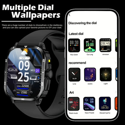 New Smart Watch for Men and Women - Notifications/Text Messages/Multiple Sports Modes/Remote Camera Control/Fitness Tracker, Compatible with iPhone and Android, USB Charging, Smart Connectivity, Modern Style, Clear Screen Dis