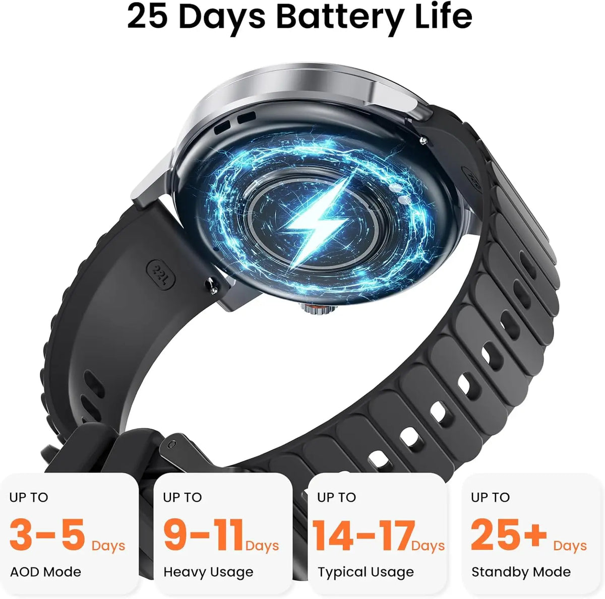 KOSPET ORB Smart Watch For Men Women Lightweight Design Waterproof Bluetooth Call 8 ApexMotion Sport Modes 180 Training Modes