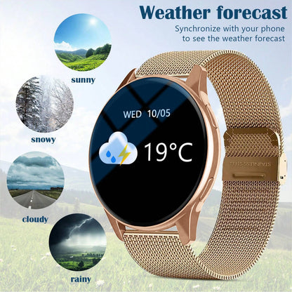 New Smartwatch for Men and Women,Wireless Calling,Multiple Sports Modes,Fitness Tracker, Suitable for IPhone and Android,Silicone Strap, ,Unisex, Ideal As A Gift