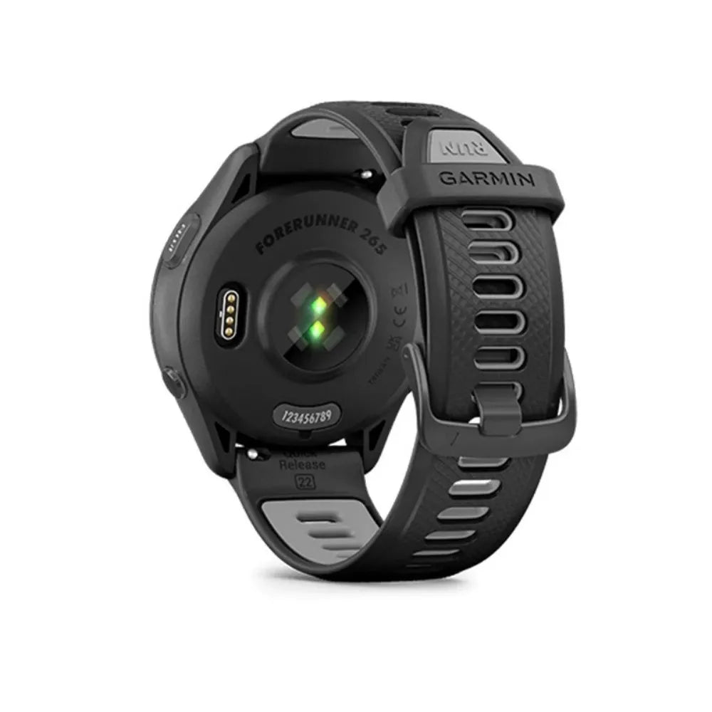 Garmin Forerunner 265 Sports Smartwatch with GPS, 1.3-Inch AMOLED Display, 14-Day Battery, Touchscreen, Training Plans