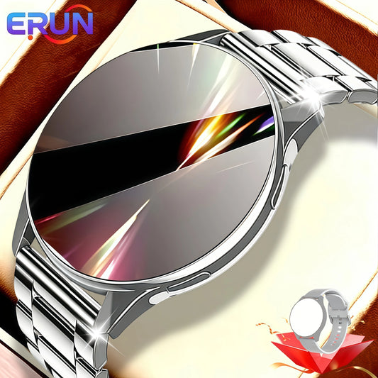 New Round Screen Sports Watch, Unisex, Fitness, Step Tracking, Minimalist Fashion, Wireless Calling, Message Reminders, Music Control, Calculator, Alarm Clock, Calendar And More Smart Watch Functions