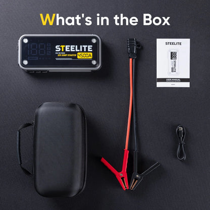 4500A Jump Starter 20000mAh Car Battery Booster for 10L Gas 10L Diesel 12V Portable Power Bank with USB C Quick Charge