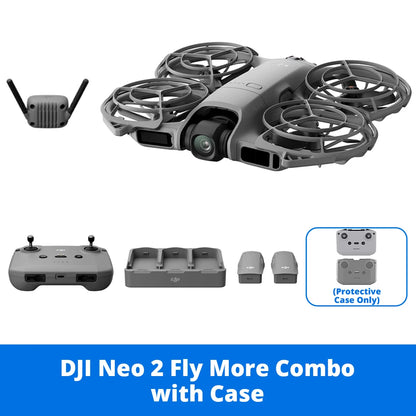 DJI Neo 2 Fly More Combo Drones with a Camera & 3 Batteries Charging Hub Optional Accessory Kit 151g 4K 100FPS Slow Motion Omnidirectional Obstacle Sensing