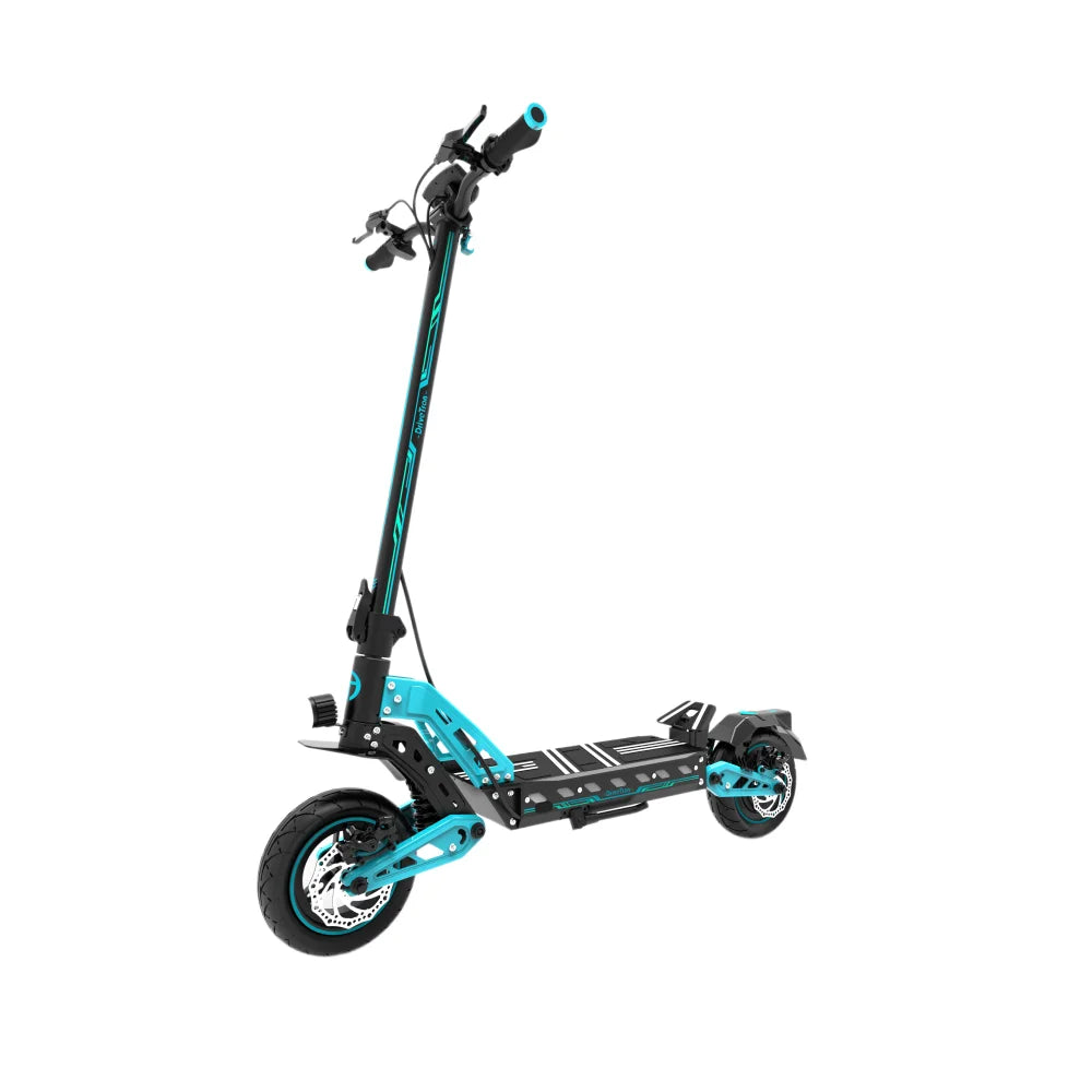 DriveTron DT10 Fast Electric Scooter 1000W 1200W Dual Motor 3300W Peak 48V 52V 20.8Ah 10" Vacuum Tires Dual Suspension Double Brakes 70km/h Off-Road E Scooter