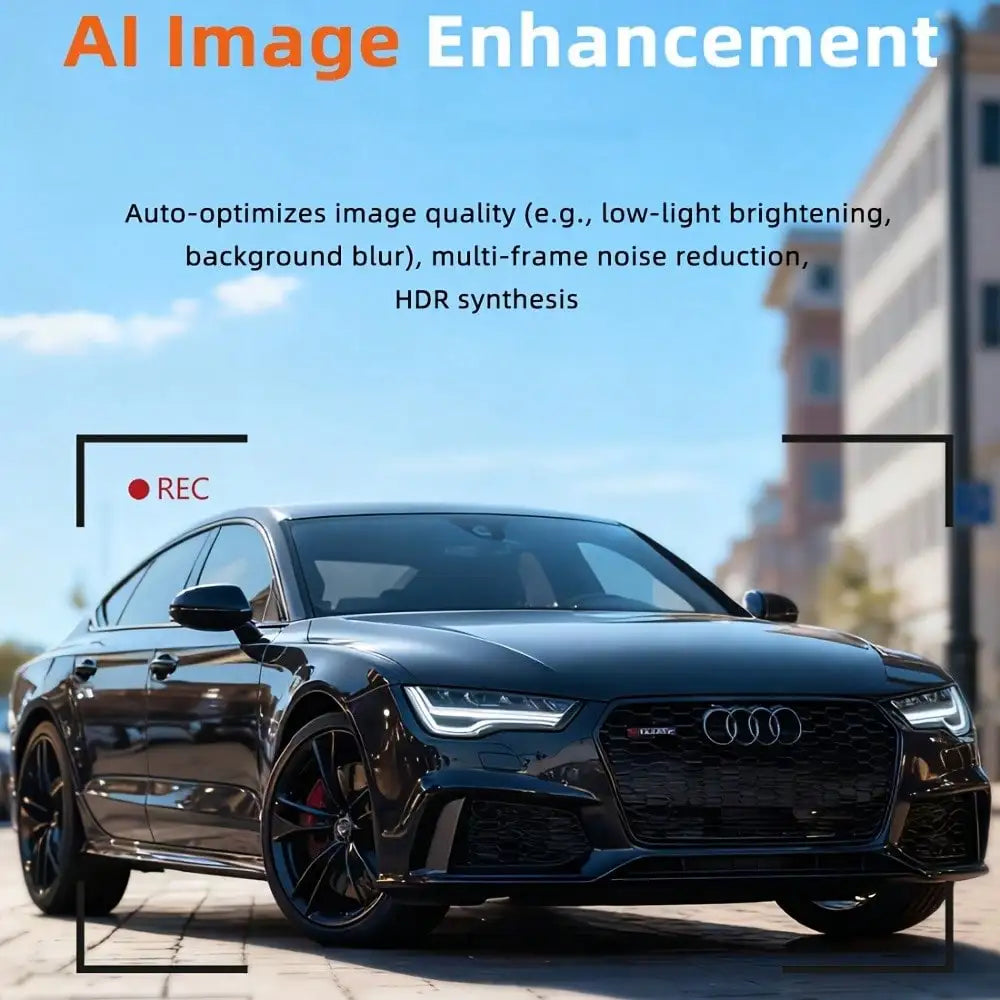 AI Camera Smart Sports Sunglasses, Open-Ear 360° Surround Sound Bluetooth Audio Glasses with Voice Control & Polarized UV Protection for Cycling Fishing
