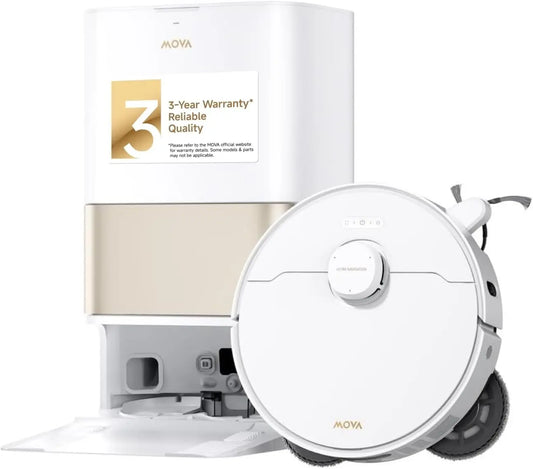 2026 Upgraded Robot Vacuum and Mop, 2-in-1 Vacuuming and Mopping Combo with 26000Pa High Suction Power for Powerful Floor Cleaning