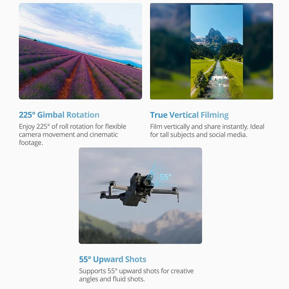 DJI Drone with RC-N3 Remote Controller | Drones with a Camera 4K Professional Imaging | Optional Accessories | Long Flight Time 360° Obstacle Sensing