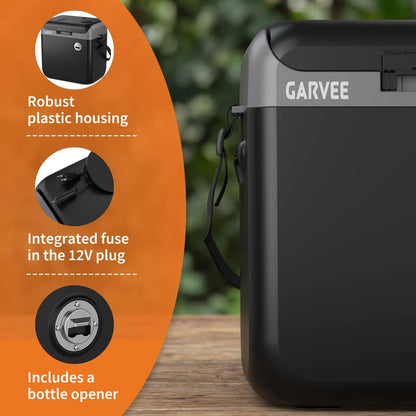 30L Electric Cooler And Warmer Portable Thermoelectric Fridge With 110V AC 12V Car Plug For Car Truck Camping Travel
