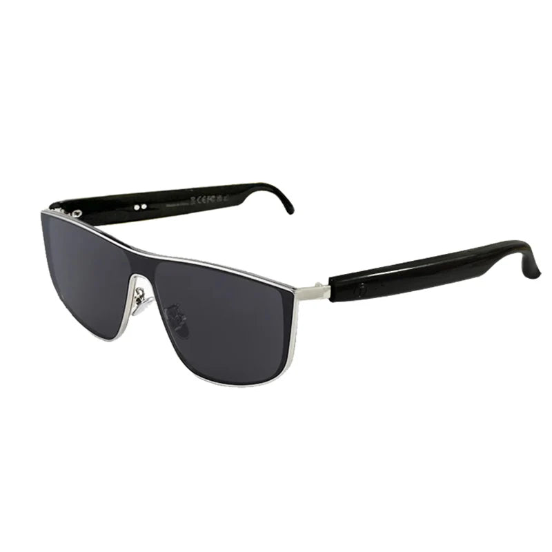 Metal Frame Bluetooth Smart Sunglasses, Polarized Lens Smart Audio Glasses, Hands‑Free Calling And Music Playback Eyewear For Men Outdoor Daily Driving Use