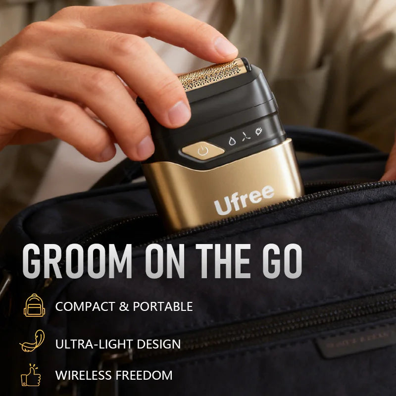 Ufree Electric Razor for Men, Foil Shaver with 2 Foil Heads, Home Appliance Electric Shaver, Wet Dry Cordless Razor, Chargeable