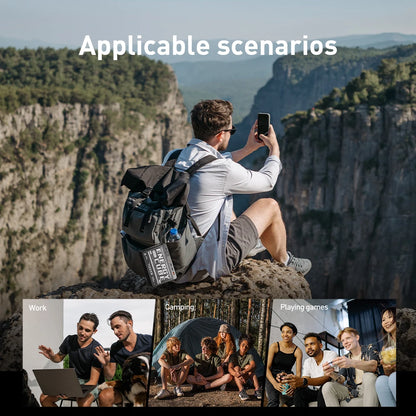 MOVESPEED Z70 70000mAh Power Bank Portable External Battery Charger Power Station PD Fast Charging Powerbank for Camping Outdoor