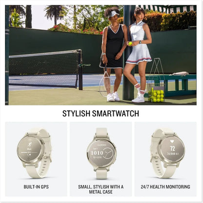 Active, Stylish Smartwatch with Built-in GPS, Hidden Display, and Up to 9 Days Battery Life