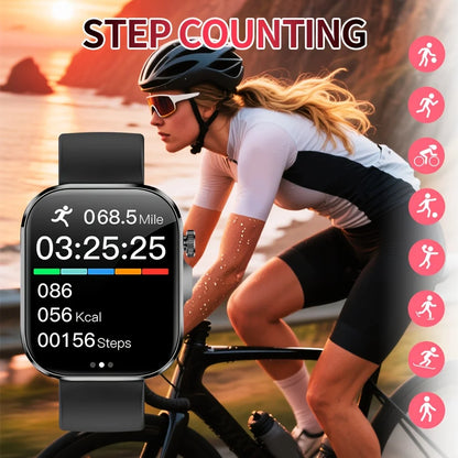 2026 New Smartwatch, Unisex | Valentine's Day Gift - Wireless Calling/Texting/Multiple Sports Modes/Remote Camera Control/Fitness Tracker, Compatible with iPhone and Android, USB Charging, Silicone Strap, Smart Connectivity,