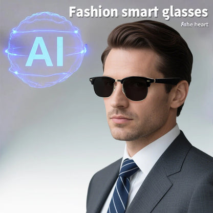 Smart Audio Glasses With Built-in Speakers, Wireless Audio Eyewear For Men Women Outdoor UV Protection, Voice Control Function Compatible With All Smart Mobile Devices For Sports Driving Daily Use