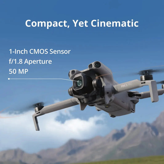 DJI Mini 5 Pro Camera Drone 1-Inch CMOS 50MP 4K 120fps 20km O4+ ActiveTrack 360° RC-N3 RC 2 Fly More Combo Origianl