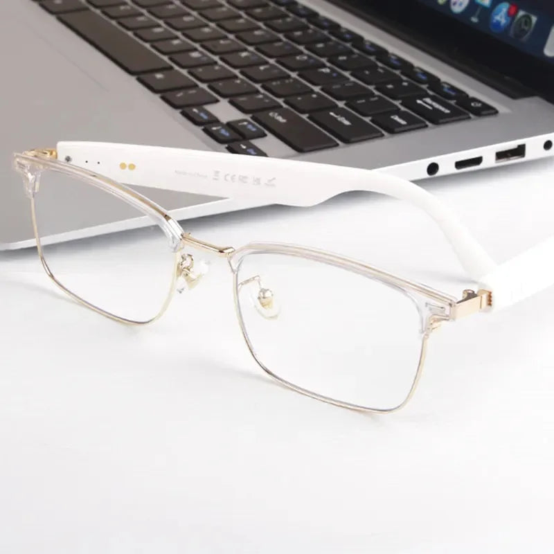 Adaptive Lens Open‑Ear Audio Glasses, Bluetooth Smart Sunglasses with Color‑Changing Lenses, Hands‑Free Calls, Music & Voice Assistant, Unisex Eyewear for Daily Work & Outdoor Scenarios