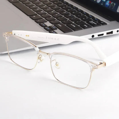 Adaptive Lens Open‑Ear Audio Glasses, Bluetooth Smart Sunglasses with Color‑Changing Lenses, Hands‑Free Calls, Music & Voice Assistant, Unisex Eyewear for Daily Work & Outdoor Scenarios