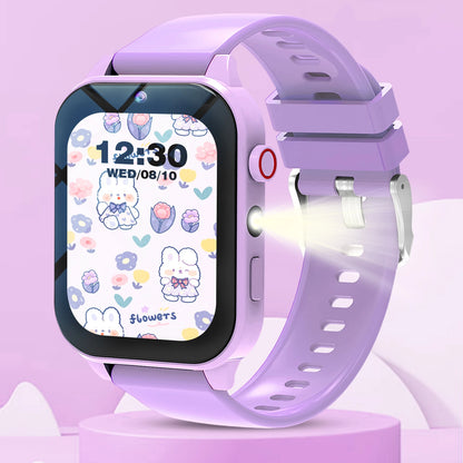 New Kids Smartwatch Features Wireless Calling, Wireless Music Playback, Call Reminders, Remote Photo Capture, Music Control, Weather Updates, A Calculator, and A Flashlight Function, Making It A Perfect Birthday