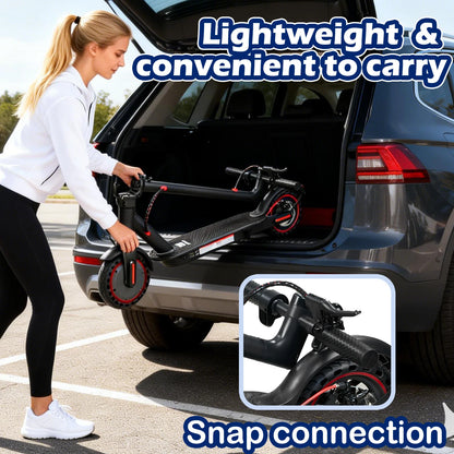 Adult Foldable Electric Scooter 350W Motor 36V 7.8Ah Battery 17Mile Range APP Control US Stock Commuting E-Scooter