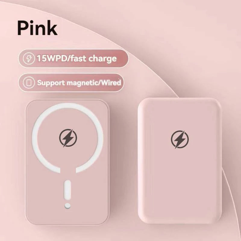 Magnetic Wireless Power Bank 10000mAh 25W Fast Charging Portable Charger Compatible with iPhone 17/16/15/14/13/12/11 Pro Max MagSafe Battery Pack for Trave