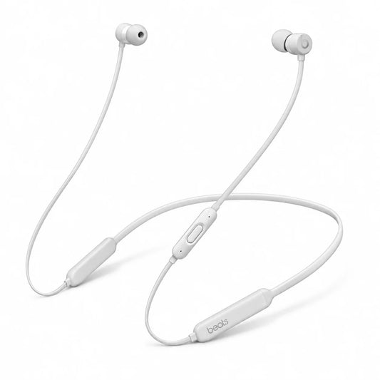 BeatsX Wireless Earphones Renewed White In-Ear Bluetooth Headphones with Apple W1 Chip Class 1 Bluetooth, 8-Hour Battery, Fast Fuel, Lightning Charging, RemoteTalk Mic & Controls, Magnetic Earbuds for iOS Android Devices