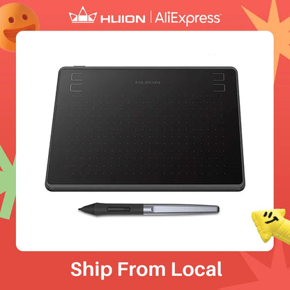 HUION HS64 6x4 Inches Graphic Drawing Tablets Phone Tablet Painting Tools with Battery-Free Stylus for Android Windows and MacOS