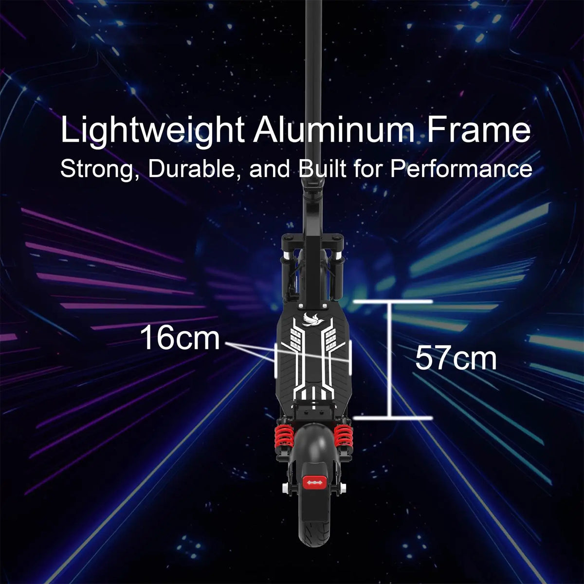 500W 48V Electric Scooter for Adults 40km/h Off Road E-Scooter 10 Inch Wide Tire 150kg Max Load Foldable Long Range Scooter