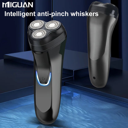 Electric shaver with 3 heads, USB charging, suitable for men's shaving; ideal men's gift, Father's Day gift