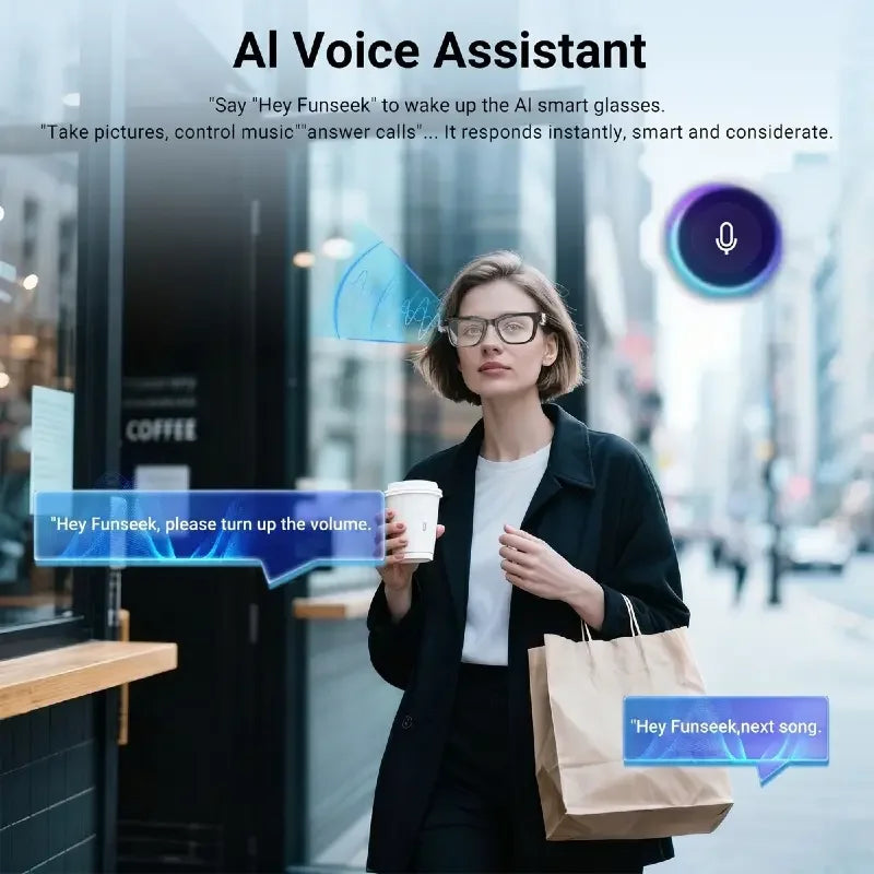 2026 New AI Smart Glasses,AI ChatGPT and Gemini-2.5 with 164 Translations Supported,Bluetooth Glasses for Men Women,Music Playback & Hands-Free Calling,Photochromic Lens,IP67 Waterproof