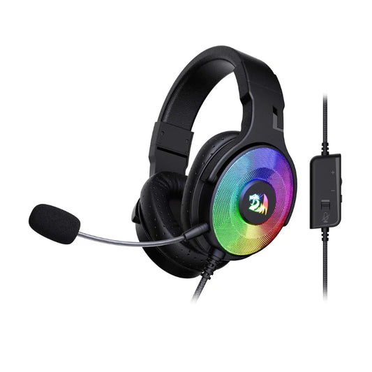 Redragon H350 RGB Wired Dynamic RGB Backlight Dynamic RGB Backlight Gaming Headset 50MM Drivers Over-Ear Headphones