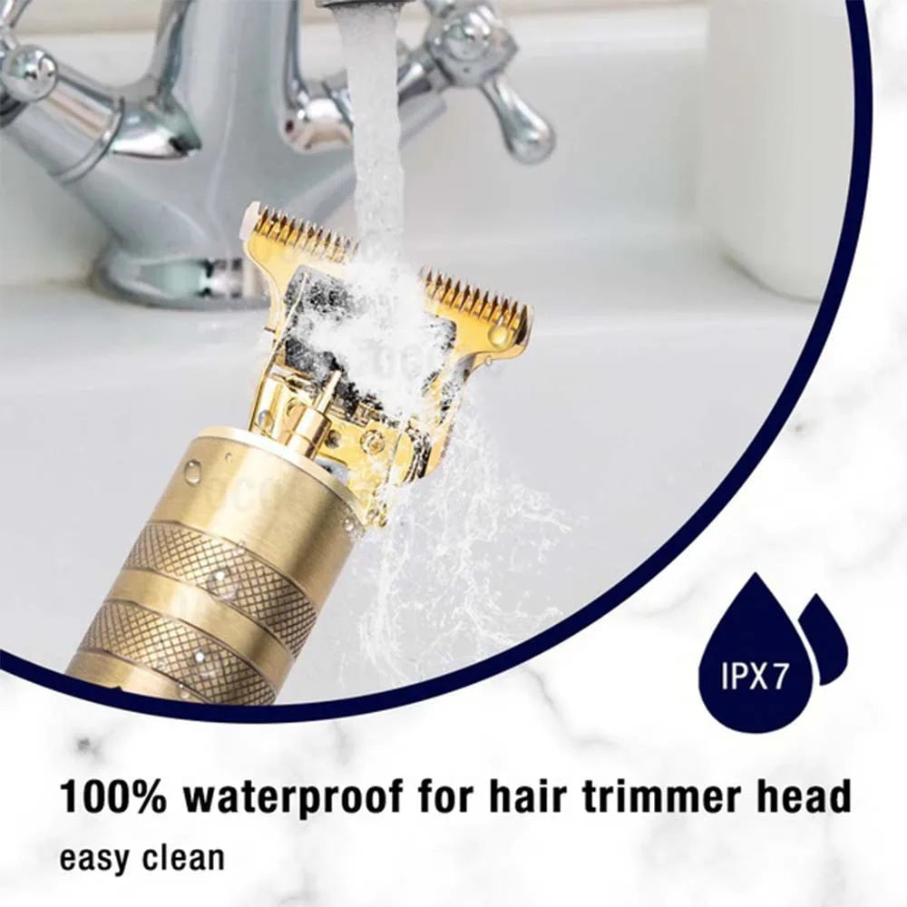 Rechargeable Hair Clipper Barber Professional Electric Hair Trimmer Shaver Trimmer Beard 0mm Men Hair Cutting Machine for Men
