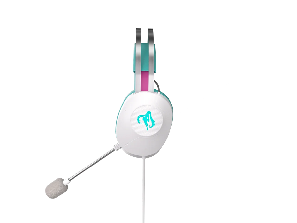 ASUS TUF GAMING H1 GEN II HATSUNE MIKU EDITION, Wired Gaming Headset with 40 mm ASUS Essence Drivers, Virtual 7.1 surround sound, TeamSpeak-certified Microphone, Lightweight 297-gram Design