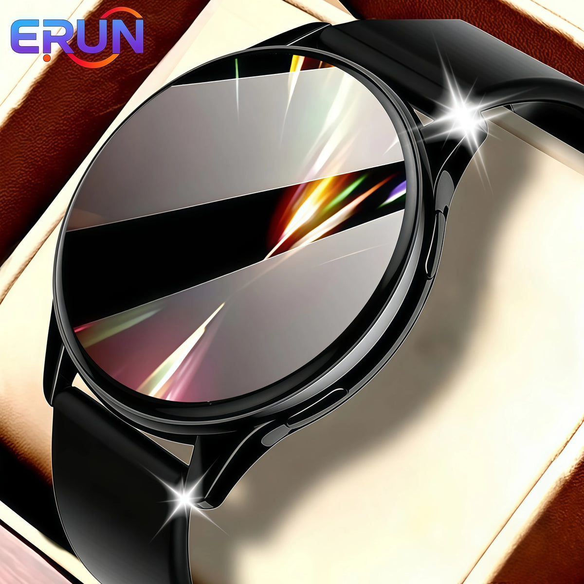 New Round Screen Sports Watch, Unisex, Fitness, Step Tracking, Minimalist Fashion, Wireless Calling, Message Reminders, Music Control, Calculator, Alarm Clock, Calendar And More Smart Watch Functions