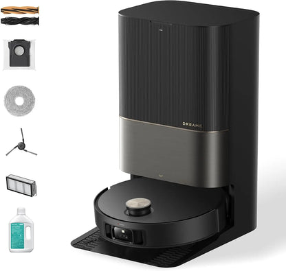 Complete Robot Vacuum with Automatic Self-Cleaning and Self-Emptying