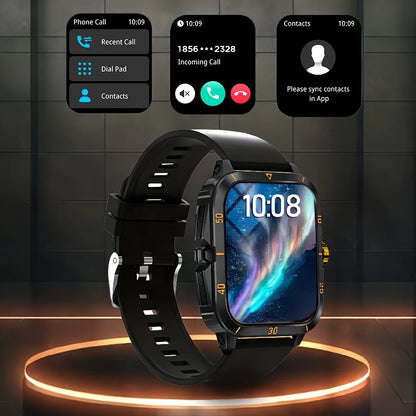 2026 Latest Smartwatch , Unisex,Wireless Calling, Message Sending, Multiple Sports Modes, Fitness Tracking, Suitable for  Android & IPhone ,Christmas/New Year/Birthday Watch Gifts