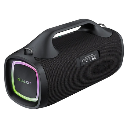 ZEALOT-S79 100w Wireless Speaker, Outdoor Portable Subwoofer, Bluetooth-Connectable Speaker, Hifi Sound Quality, Dual Pairing, Fast Charging, 24000mah Battery, Long Battery Life, Big Party Speaker, Camping Speaker, Blue Speak