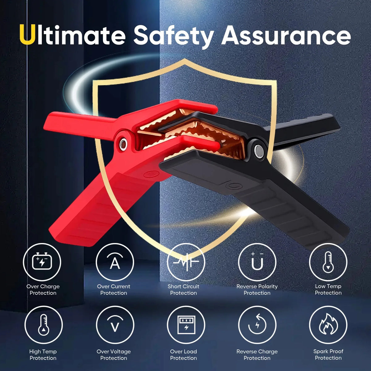 4500A Jump Starter 20000mAh Car Battery Booster for 10L Gas 10L Diesel 12V Portable Power Bank with USB C Quick Charge