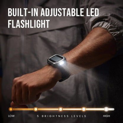 2026 KOSPET PULSE 2 Rugged Military Smartwatch Men Dual Band GPS 6 GNSS AMOLED 1.96" 5ATM IP69 LED Flashlight 170+ Sports
