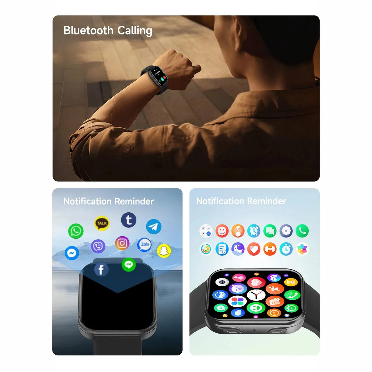 VS30 PRO Smartwatch, 1.93-Inch AMOLED Display, Bluetooth Calling, Multiple Sports Modes, Health Monitoring, 1ATM Waterproof, Cus