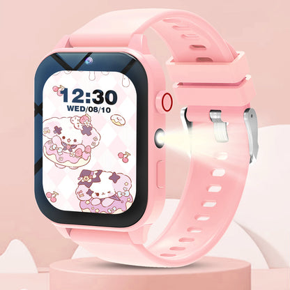 New Kids Smartwatch Features Wireless Calling, Wireless Music Playback, Call Reminders, Remote Photo Capture, Music Control, Weather Updates, A Calculator, and A Flashlight Function, Making It A Perfect Birthday