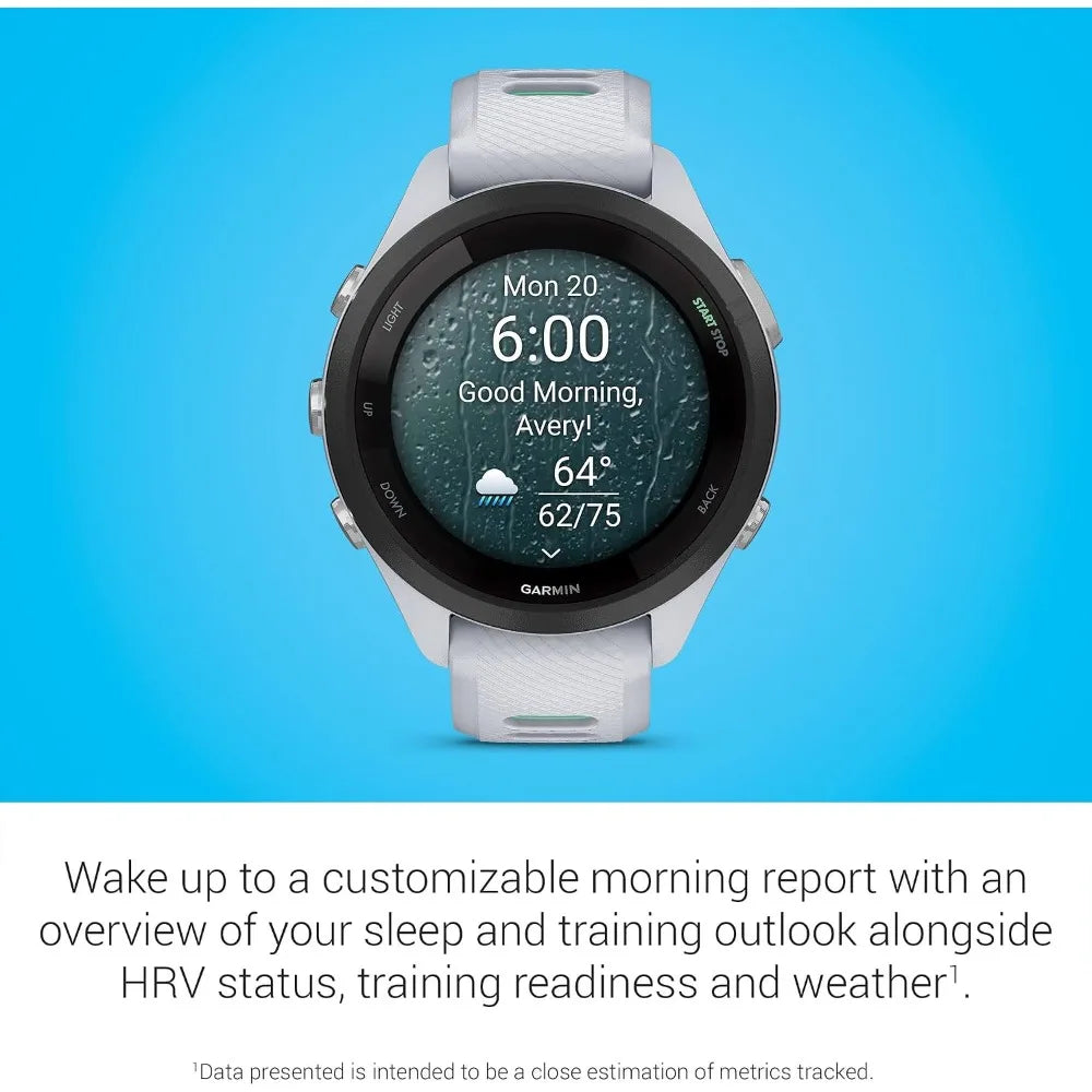 Smartwatch: AMOLED Display, Training Metrics, 42mm GPS, Readiness, 15-Day Battery, 8GB Music, 5 ATM Water Resistant