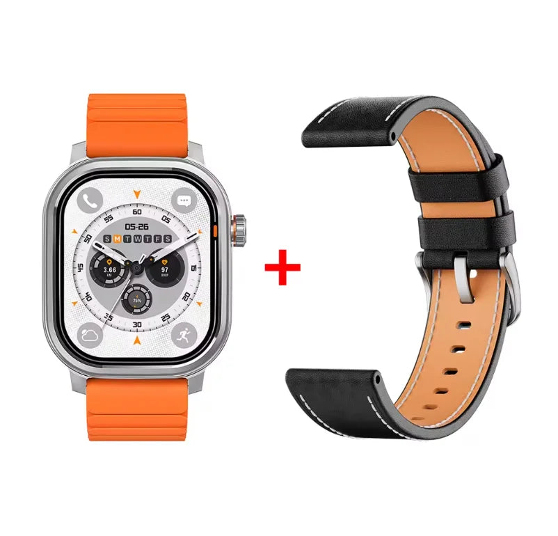 Original KOSPET PULSE Smart Watch Men Women 1.96" AMOLED BT Call IP68 Waterproof 180 Freestyle Training Modes Fitness Monitoring
