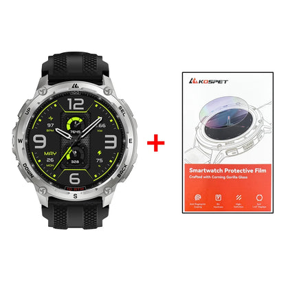 KOSPET Tank T4 Smart Watch for Men 6-Sat GPS Offline Maps 10ATM Waterproof Heart Rate Diving Skiing Hiking for Android iOS
