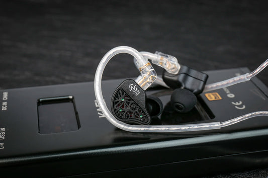 CCZ TianGong Pro CZ12 1DD+5BA Hybrid HiFi in Ear Monitor Headphones Detachable Cable 10mm Dual-Magnet PET Driver Stereo Sound Clear Wired IEM Earphones with All-Metal Gear Design for Audiophile & Studio