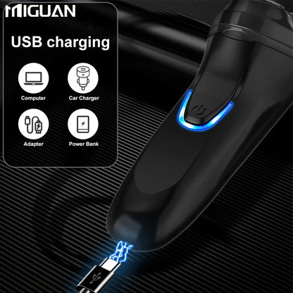 Electric shaver with 3 heads, USB charging, suitable for men's shaving; ideal men's gift, Father's Day gift