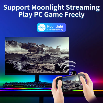 Anbernic RG40XX H Handheld Game Console 4.0'' IPS 640*480 Screen Linux 64G-bit 3200mAh RGB Joystick RG40XXH Portable Retro Gaming Console Supports 5G WiFi Streaming HDMI TV Output