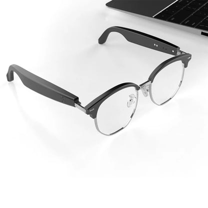 Photochromic AI Smart Audio Glasses for Unisex, Hi‑Fi Sound Quality Eyeglasses with HD Hands‑Free Call Function, Great for Sports, Outdoor and Everyday Office Scenarios
